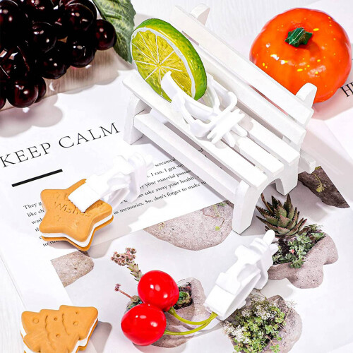 12Pcs Vegetable Clip for Birds Bird Cage Feeder for  Vegetable and Fruit Feeding 2