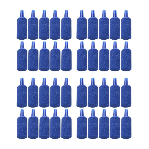 Fish Tank Mineral Bubbles Air Stone, 40 Pieces,