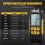 PT520 Digital Manometer Dual Port Air Pressure Meter with 10 Selectable Units and Various Adapters 6