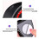 Car Music Rhythm Light Pointer Rhythm Light Wind Vent Decorative Light USB 5V Plug and  Red 2