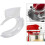 Kitchen Pouring and Avoid Splattering, Designed for 4.5 and 5 Quart Vertical Mixer Pouring Mixers Accessories 3