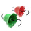 4-Pack Large Capacity Water Feeder Hanging  Feeder with Hook and Cleaning Brush(Red) 5