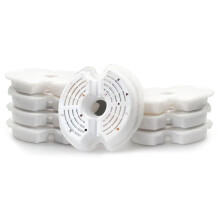 8er-Pack Filter für Trinkbrunnen für Haustiere, Ersatzfilter für Trinkbrunnen für Haustiere Aus Kohlebaumwolle, Gekerbter Filter
