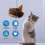 Interactive Cat Toys, Rechargeable Chirping Flapping BirdPlush Kitten Exercise Toys 5