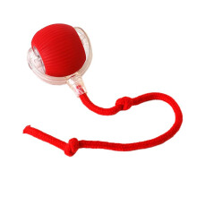 Juguetes Interactivos para Gatos Rolling Motion Activar Fast Rolling en Alfombra Juguetes Interactivo Auto Moving Balls Toys Rojo