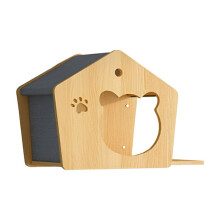 Kletterwand Aus Holz für Katzen, Sprungplattform für Haustierkatzen, Trainingszubehör B