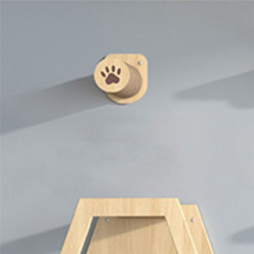 Cat Hammock Climbing Frame, Wall Climbing Frame, Small Solid Wood Cat Climbing Frame. 2