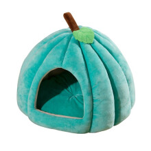 Pumpkin Cat Bed, Cat Beds for Indoor Cats Pumpkin Shape Cat Cave Bed,Cat Tent with Removable Cushion S