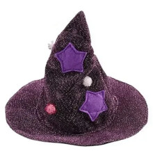 Cat Halloween Costume Comfortable Cat Wizard Outfit Witch Dog Costume Cat Cloak Witch Hat Halloween Dog Cloth, Hat