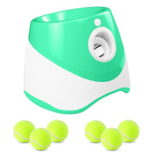 Lanceur de Balles de Tennis pour Chiens, Jouets Automatiques pour Chiens, Machine Interactive Amusante, Catapulte Interactive Amusante, Lancer B