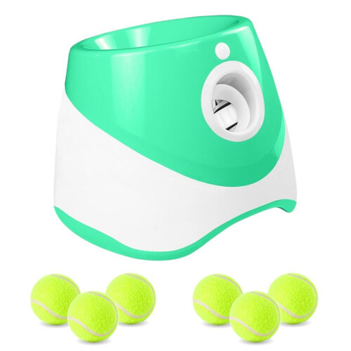 Dog Tennis  Launcher Dogs Chase Automatic Toys Automatic Fun Interactive Machine Fun Interactive Catapult Throw B