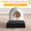 Cat Litter Box Ramp with Filter Function, Double Layered Self-Cleaning Cat Litter Box Litter Trapper with Storage Black 4