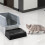 Cat Litter Box Ramp with Filter Function, Double Layered Self-Cleaning Cat Litter Box Litter Trapper with Storage Black 7