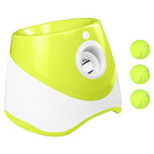 Lanciatore Automatico da Tennis per Cani, Giocattolo da Inseguimento per Cani, Lanciatore da Tennis, Flipper Interattivo, Divertente,