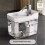 Pet Cat Automatic Water Dispenser with Filters, Circulating Flowing Water, White 7