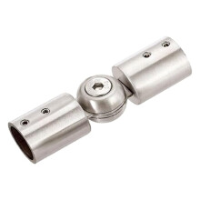 Reliable Rod Corner Connector for Shower Room Adjustable Elbow Connector in 304 Stainless Steel for Bay