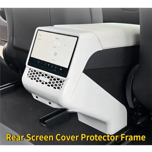 For  Model Y Juniper 2025 Rear Screen Cover Protector Frame Back Air Vent Trim Car Interior Accessories 2