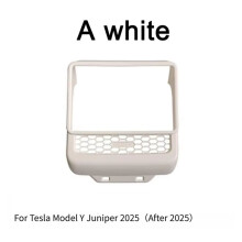 Para  Model Y Juniper 2025 Capa Protetora da Tela Traseira Moldura da Saída de Ar Traseira Acessórios Internos Do Carro