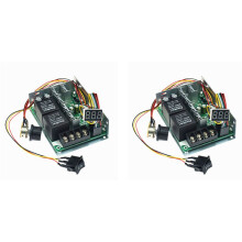 2X PWM Motor Speed Controller Digital Display 0- Adjustable Drive Module Input MAX 60A