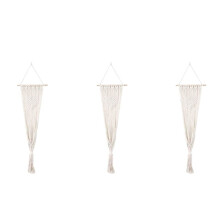 3X Cat Hammock Swing Bed Macrame Cotton Rope Cat Hammock for Perch Wall Hanging Sleeping Window (Without Mat)