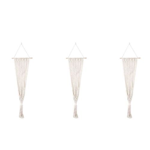 3X Cat Hammock  Swing Bed Macrame Cotton Rope Cat Hammock for Perch Wall Hanging Sleeping Window (Without Mat)