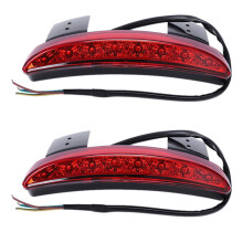 2X Rear for Davidson Sportster XL 883 Red