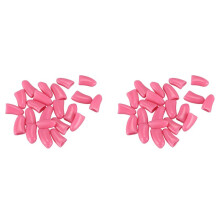 40 Pcs Soft Nail Caps for Cat Pet Claw Control Paws Off + Adhesive Glue -Light ,Size S