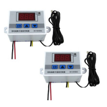 2X XH-W3002 220V Digital LED Controlador de Temperatura 10A Termóstato Interruptor Sonda com Sensor à Prova D' ÁGua W3002