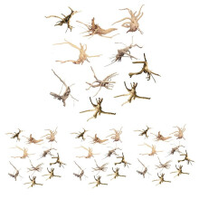 Treibholz für Aquarium Natur Holz Zweige Aquarium Dekorationen Reptilien Baum Stamm Treibholz Sortiert (40 Pack)