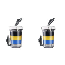 2X Filtre D'Aquarium Ultra-Silencieux Externe Filtre D'Aquarium Seau LW-603 Aquarium Filter Equipment Avant Réservoir D'Herbe Sourdine Baril Externe