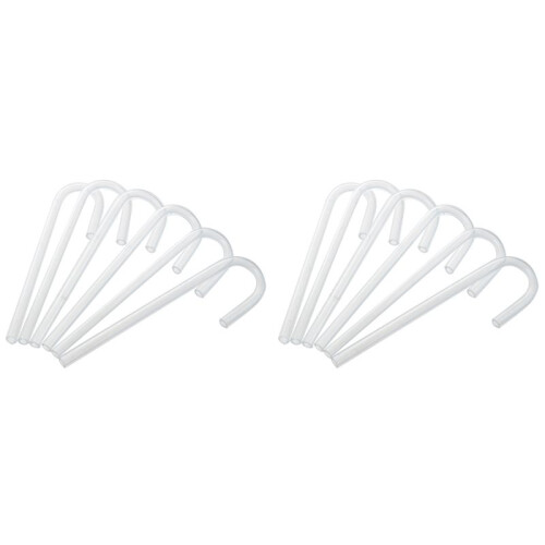 12Pcs Acrylic Pipe U Shape Tube Bend for Aquarium Co2 System/Diffuser