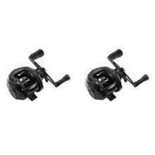 2X Water Drop Wiel Vissen Baitcasting Reel 18 + 1 As 7.2: 1 High Gear Metalen Lijn Cup Zee Jig Wiel rechterhand
