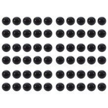 60 Pcs Marbles 16mm Glass Marbles Knicker Glass Balls Decoration Color Nuggets Toy Black