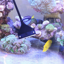 2X Aquarium Algae Scraper Fish Tank Cleaner Maintenance Glass Cleaner Scraper with Extension Rod and 20 Blades