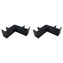 2X Túnel de Canto Subterrâneo para Aquário, Esconderijo para Peixes e Camarões para Aquários, Túnel de Visualização Subterrâneo Exclusivo