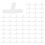 Plastic 3-Way T-Shape Aquarium Air Valves 400 Pcs Clear White 1