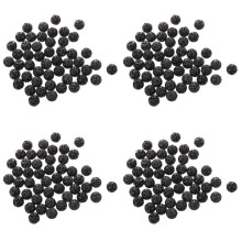 200 Pcs 18mm Diameter Black Bio Balls for Aquarium Pond Filter