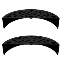 2X Shrimp Breeding Protector - Shrimp Breeding Cave Indoor Outdoor Aquarium Cave Aquarium Tunnel Shrimp Hides Black