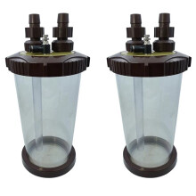 2X Clear CO2 Atomizer External Turbo Super Diffuser Atomizer Fish Tank Aquarium WaterPlant Fish Tank Landscape Aquatic
