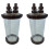 2X Clear CO2 Atomizer External Turbo Super Diffuser Atomizer Fish Tank Aquarium WaterPlant Fish Tank Landscape Aquatic 1