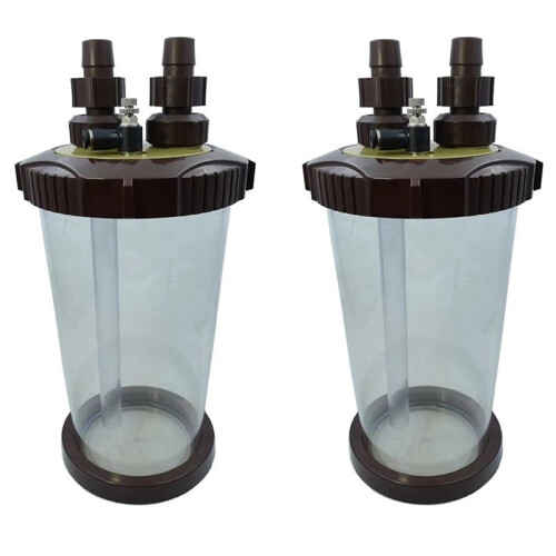 2X Clear CO2 Atomizer External Turbo Super Diffuser Atomizer Fish Tank Aquarium WaterPlant Fish Tank Landscape Aquatic