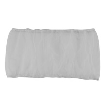 4X Bird Cage Cover Seed Catcher Bird Cage Mesh Net Cover Skirt Guard (White-M)