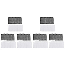 48 Pieces of Aquarium Filter Bag Media Mesh Filter Bag Reusable Mesh Bag for Granular Carbon, Bioball White and Black