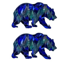 2 Piezas DIY Kit de Mosaico de la Cordillera Funy Girasol Seta Vidrieras ArtesaníA Vitral Mosaico Kit,A