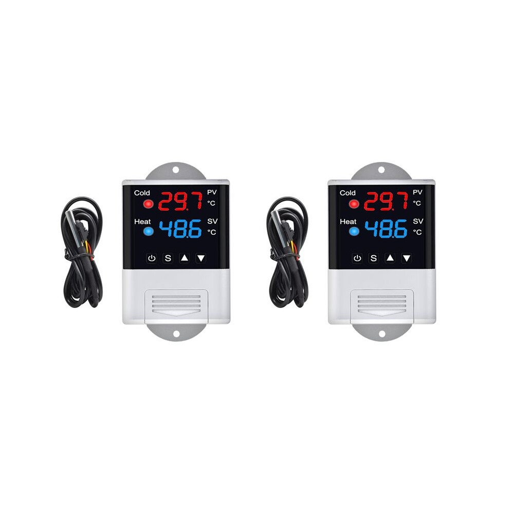 2X Dtc2210 Wireless Wifi Temperature Controller Aquarium Thermostat With Ds18b20 Sensor App Control For Home 6032926582128