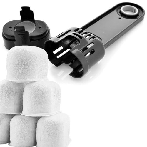 12-Pack Kolfilter Kompatibla för  BWF100-Maskiner, Byte Av Vattenfilter för  Espressomaskin 1