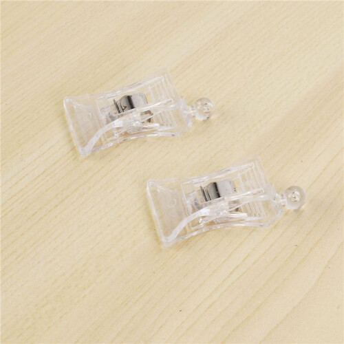 10 PCS 47mm Clear Plastic Wall Suction Cup Clip Clamp