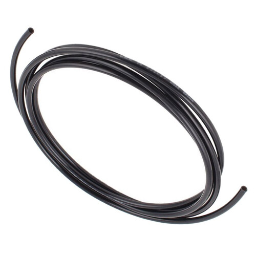 4pcs 6mm x 4mm Pneumatic Air Compressor PU Hose Pipe 3 Meters Black 2