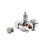 3X Akvarium CO2-Regulator 2000psi Tryckmätare för 6 mm Sugrör 3/8-24UNF 5