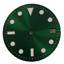 NH35 Watch Dial 29mm Sun Pattern Dial Green Luminousdial for Japan NH35 Movement Watch Accessories Green